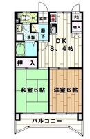 間取図/区画図:間取図（反転タイプ）