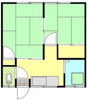 間取図/区画図:206号室間取り図