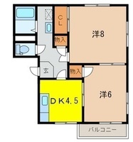 間取図/区画図:間取り図（反転タイプ）