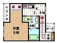 間取図/区画図:間取り図（反転タイプ）