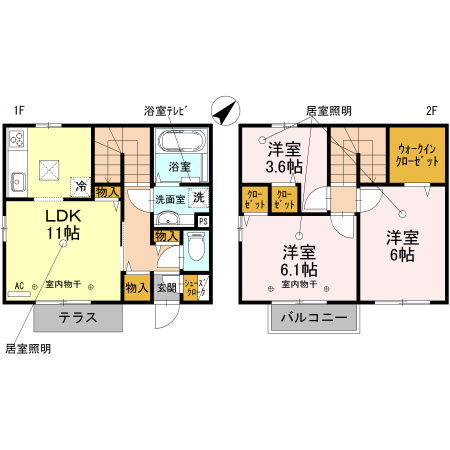 間取図/区画図:間取り図