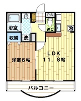 間取図/区画図:間取り図（反転）