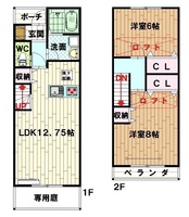 間取図/区画図:間取図