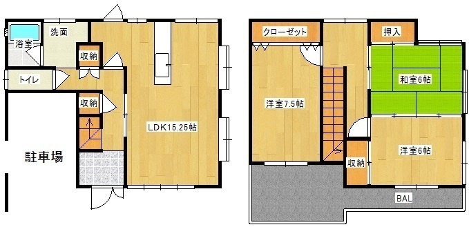 間取図/区画図:間取図