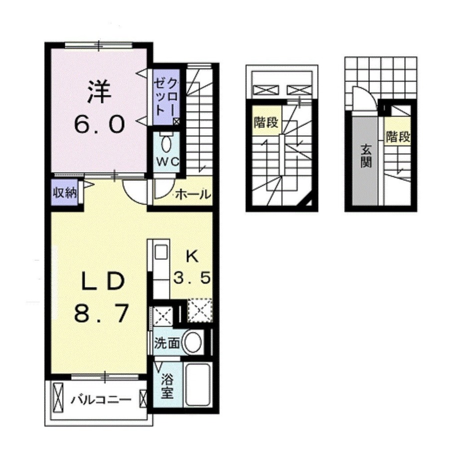 間取図/区画図:間取図
