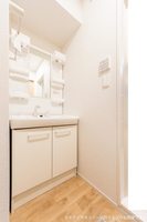 洗面室:シャワー付き洗面化粧台