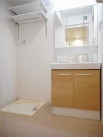 洗面室:シャワー付洗面化粧台