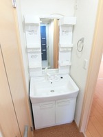 洗面室:シャワー付洗面化粧台