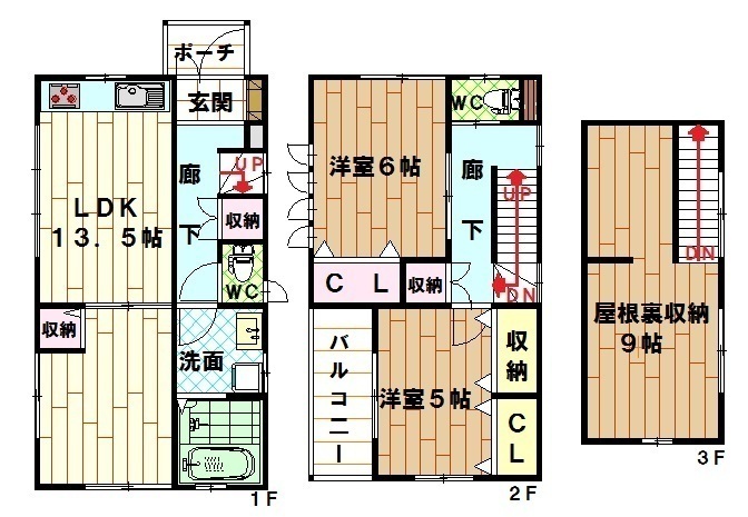 間取図/区画図:間取図