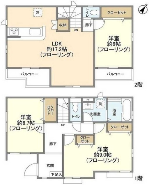 間取図/区画図:間取図