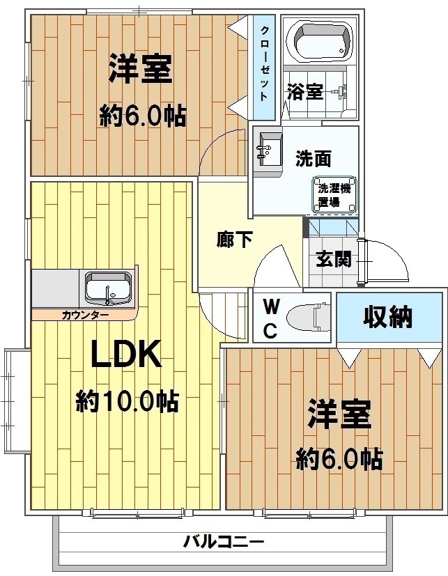 間取図/区画図:間取図