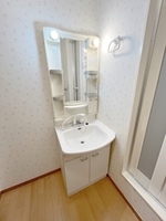 洗面室:シャワー付洗面化粧台