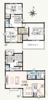 間取図/区画図:2号棟間取図