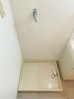 洗面室:洗濯機置場