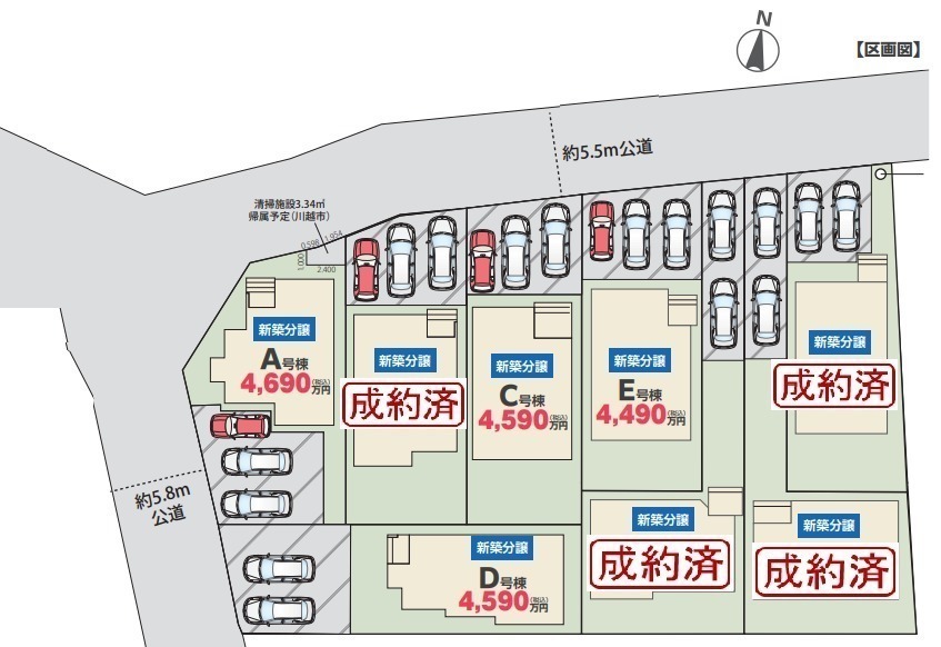 間取図/区画図:区画図