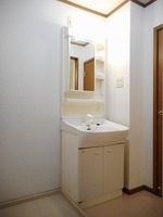 洗面室:洗面化粧台・洗濯機置き場