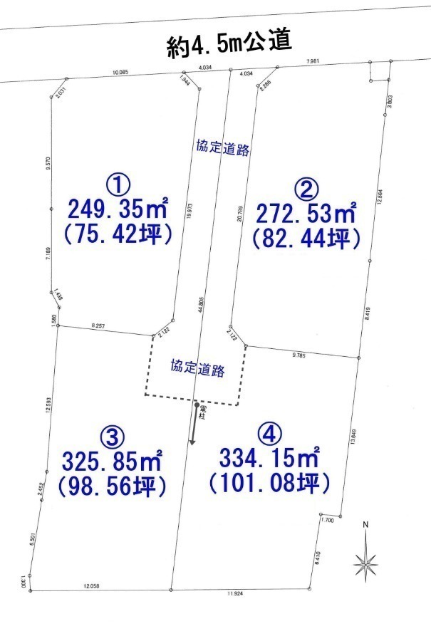 間取図/区画図:区画図