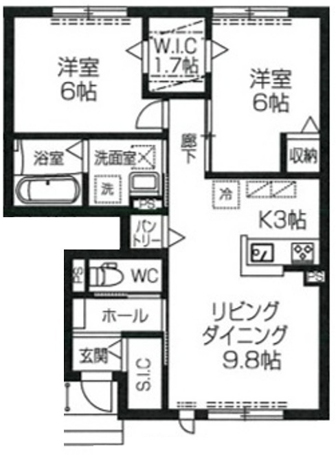 間取図/区画図:間取図