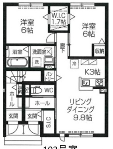 間取図/区画図:間取図
