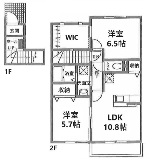 間取図/区画図:間取図