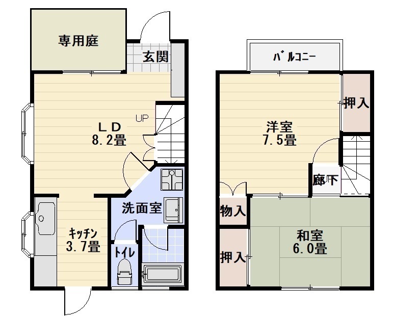 間取図/区画図:間取図