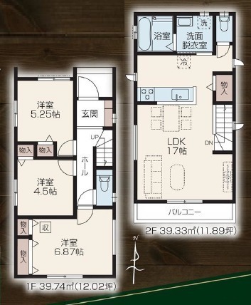 間取図/区画図:間取図