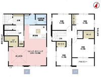 間取図/区画図:1号棟間取図