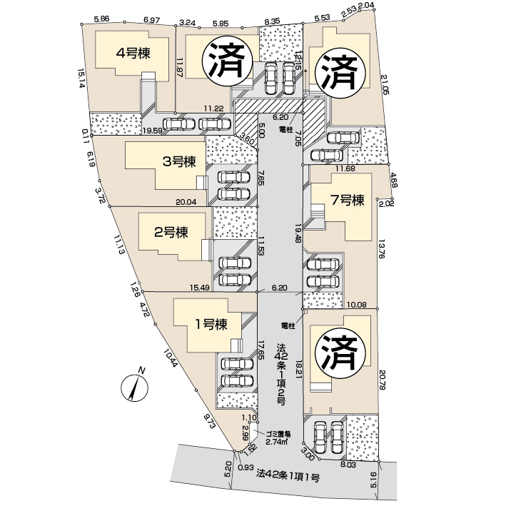 間取図/区画図:区画図