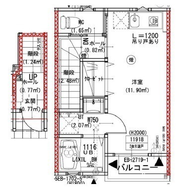 間取図/区画図:間取図