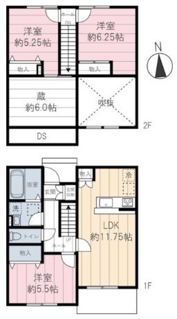 間取図/区画図:間取図