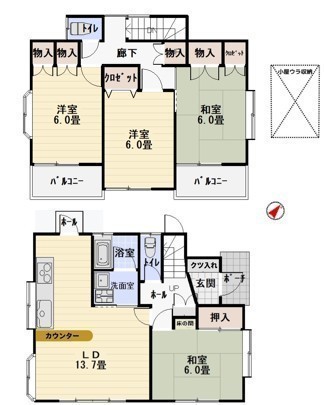 間取図/区画図:間取図
