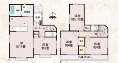 間取図/区画図:間取図