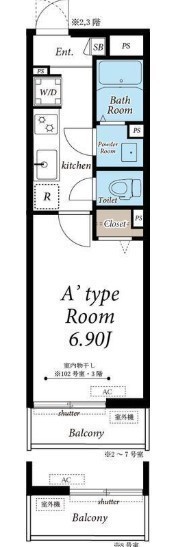 間取図/区画図:間取図