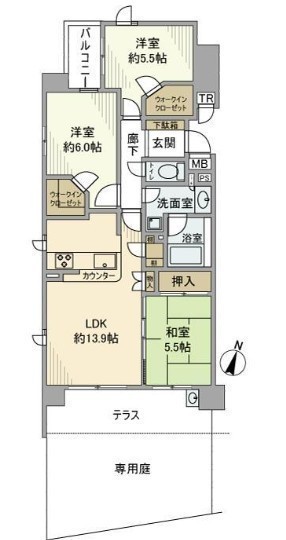 間取図/区画図:間取図