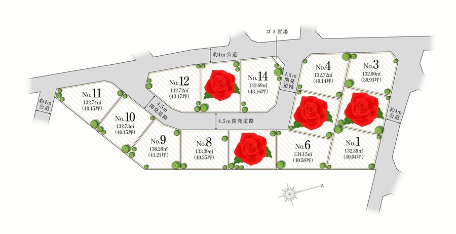 間取図/区画図:区画図