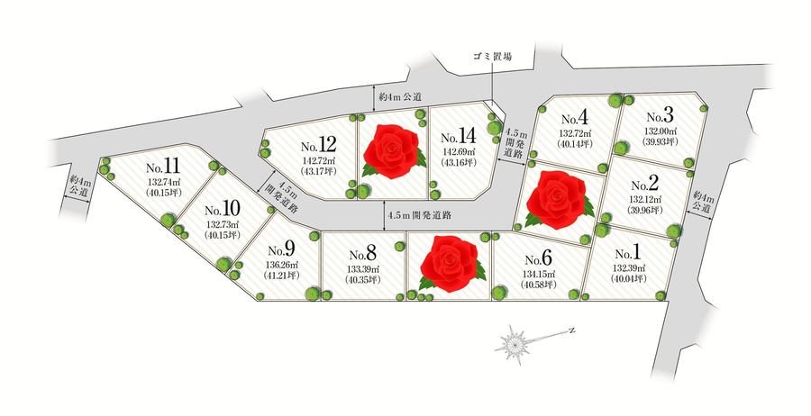 間取図/区画図:区画図