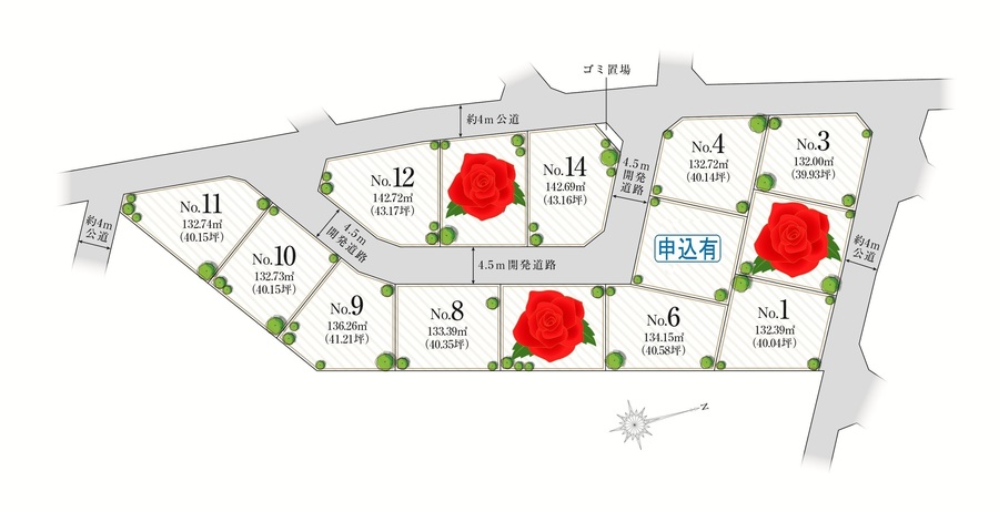 間取図/区画図:区画図