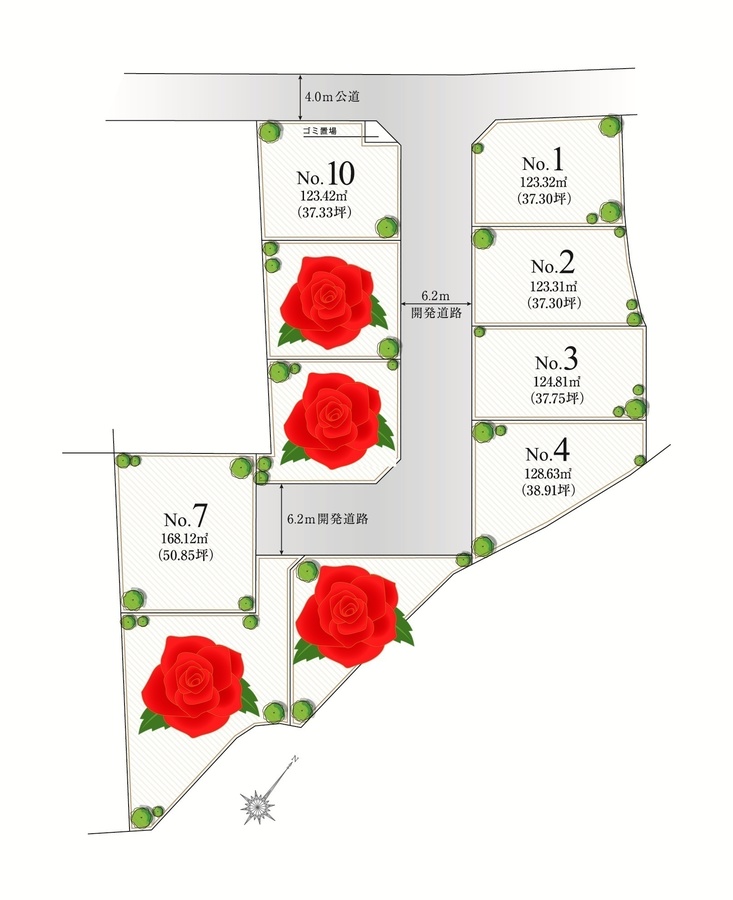 間取図/区画図:区画図