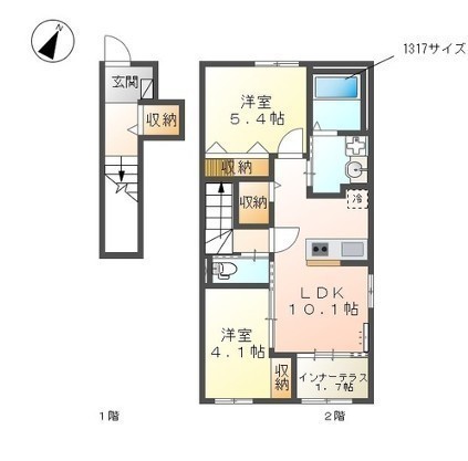 間取図/区画図:間取図