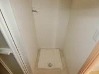 洗面室:洗濯機置き場