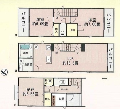 間取図/区画図:間取図