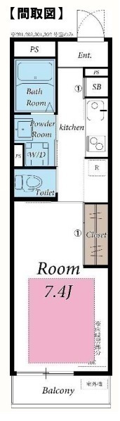 間取図/区画図:間取図