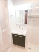 洗面室:シャワー付洗面化粧台