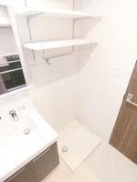 洗面室:洗濯機置き場