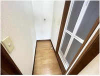 洗面室:洗濯機置き場