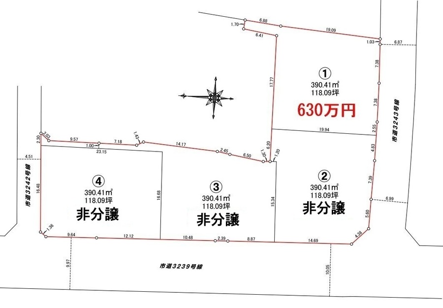 間取図/区画図:区画図