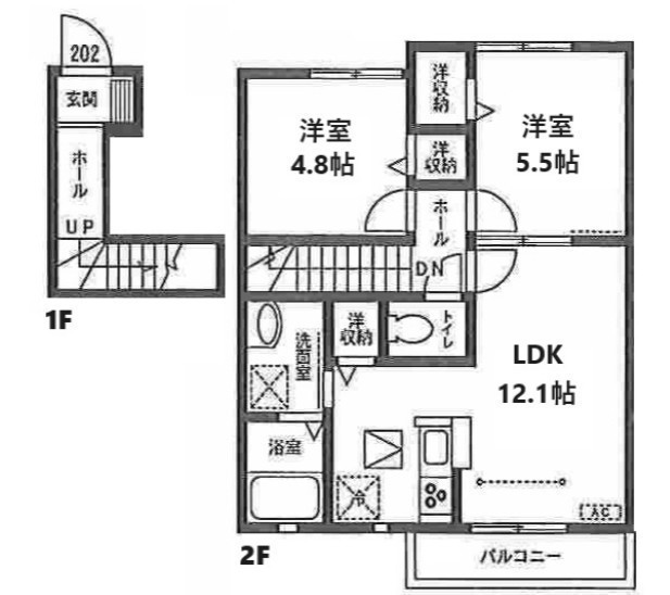 間取図/区画図:間取図