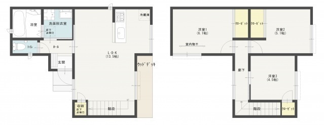 間取図/区画図:間取図