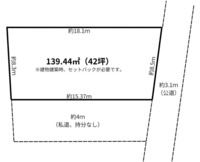 間取図/区画図:地形図