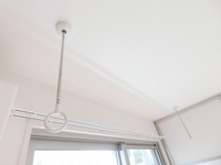 洋室:室内物干し